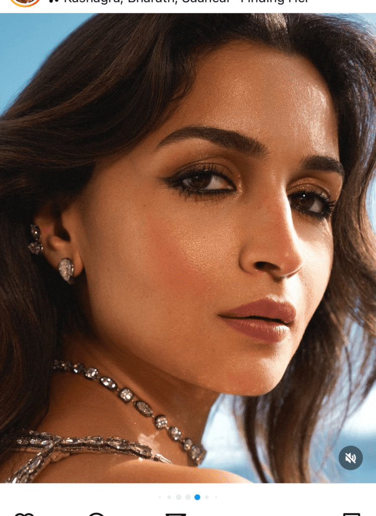 Alia Bhatt’s Cannes Simplicity in Solitaire Earrings