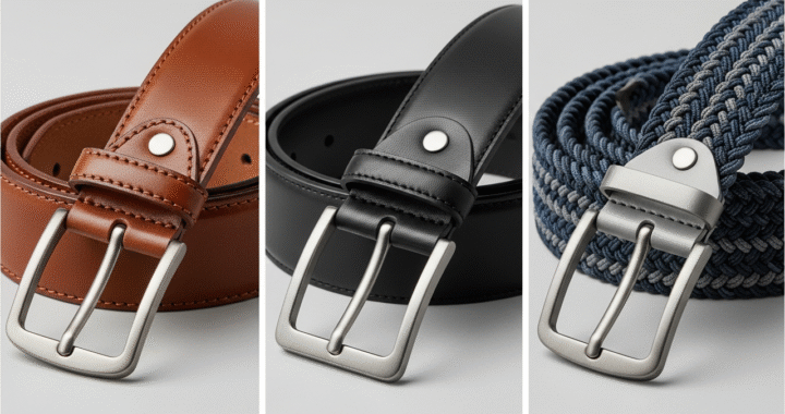 The Best Materials for Men’s Belts: Leather, Vegan, and Woven Options